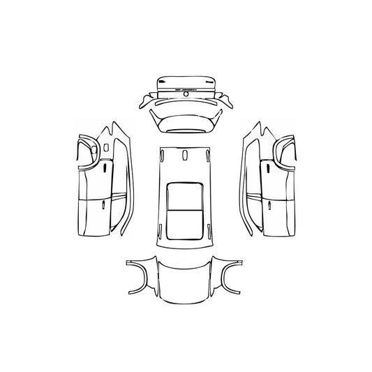 Pre-Cut PPF Volkswagen Teramont Pro Base 2025 - PPF-Kits