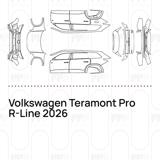Pre-Cut PPF Volkswagen Teramont Pro R-Line 2026