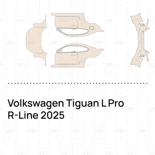 PPF precortado Volkswagen Tiguan L Pro R-Line 2025