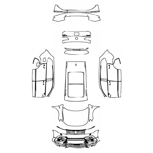 Pre-Cut PPF Volkswagen Tiguan L R-line 2021 - PPF-Kits