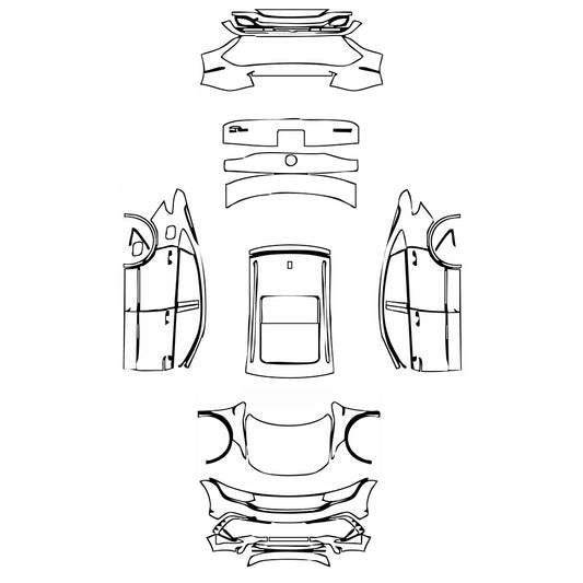 Pre-Cut PPF Volkswagen Tiguan X 2022 - PPF-Kits