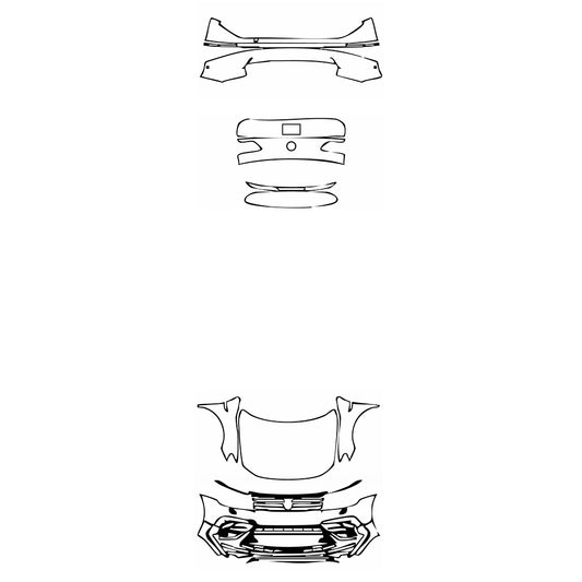 Pre-Cut PPF Volkswagen Tiguan (US) SEL R-line 2018 - PPF-Kits
