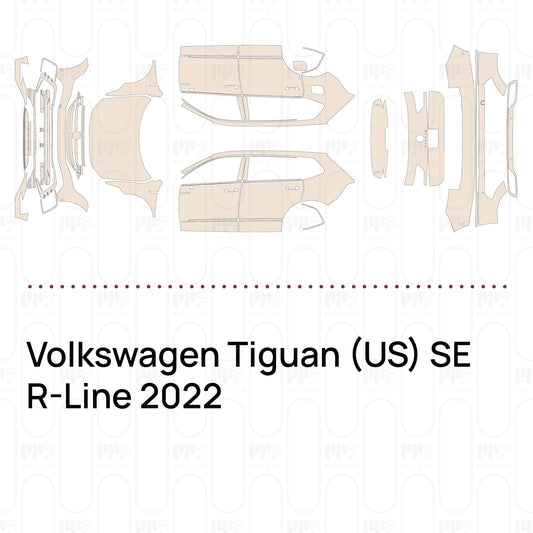 PPF precortado Volkswagen Tiguan (US) SE R-Line 2022