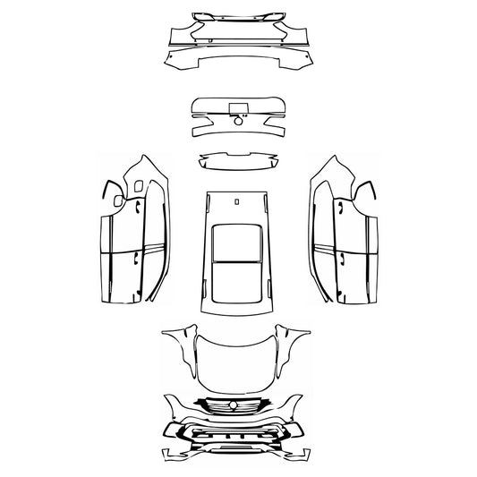 Pre-Cut PPF Volkswagen Tiguan (US) SE R-line 2023 - PPF-Kits