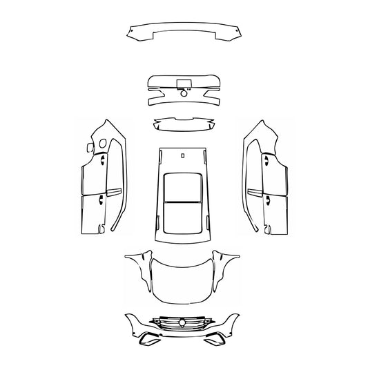 Pre-Cut PPF Volkswagen Tiguan (US) S 2024 - PPF-Kits