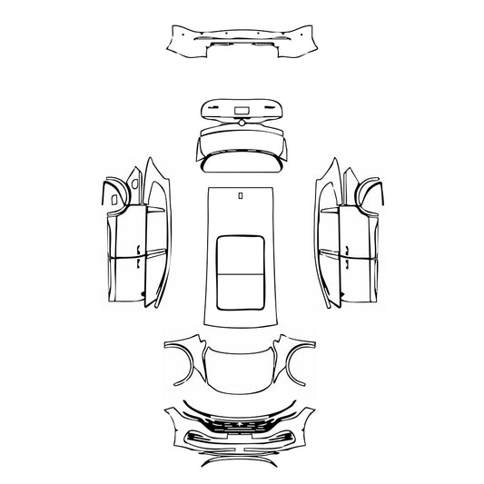Pre-Cut PPF Volkswagen Viloran Base 2020 - PPF-Kits