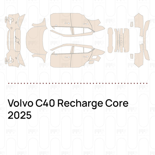 Pre-Cut PPF Volvo C40 Recharge Core 2025