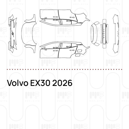 Pre-Cut PPF Volvo EX30 2026
