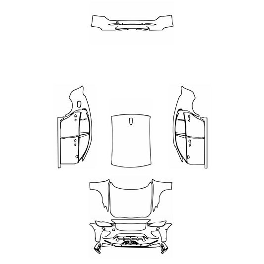 Pre-Cut PPF Volvo S60 R-Design 2022 - PPF-Kits