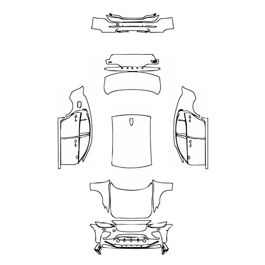Pre-Cut PPF Volvo S60 Recharge R-Design 2024 - PPF-Kits