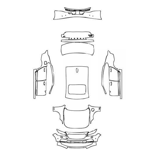 Pre-Cut PPF Volvo S90 Recharge Standard Wheelbase Inscription 2025 - PPF-Kits
