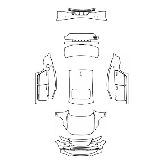 Pre-Cut PPF Volvo S90 Standard Wheelbase Inscription 2022 - PPF-Kits