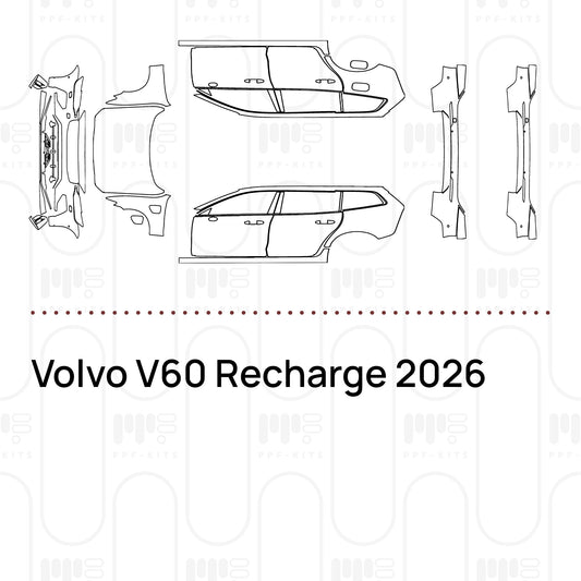 Pre-Cut PPF Volvo V60 Recharge 2026