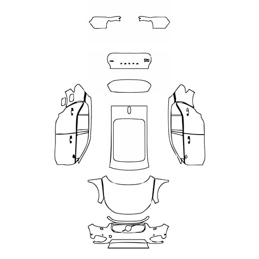 Pre-Cut PPF Volvo XC40 Recharge 2021 - PPF-Kits