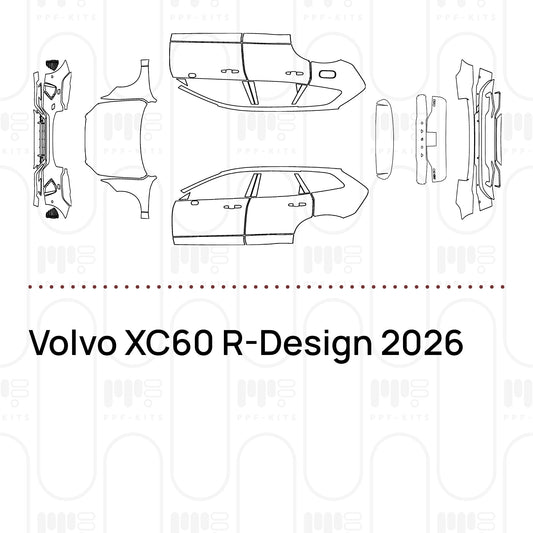 Pre-Cut PPF Volvo XC60 R-Design 2026