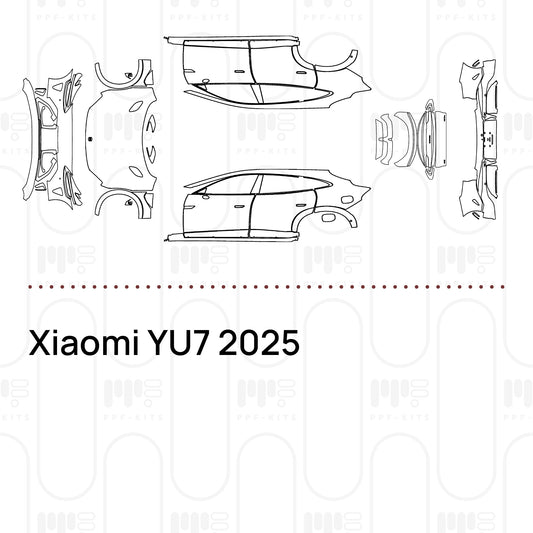 Pre-Cut PPF Xiaomi YU7 2025