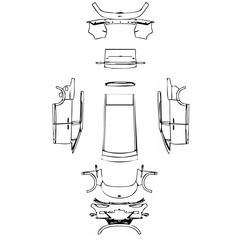 Pre-Cut PPF Xpeng X9 2024 - PPF-Kits