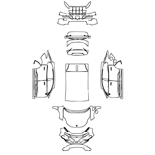 Pre-Cut PPF Zeekr 001 2022 - PPF-Kits