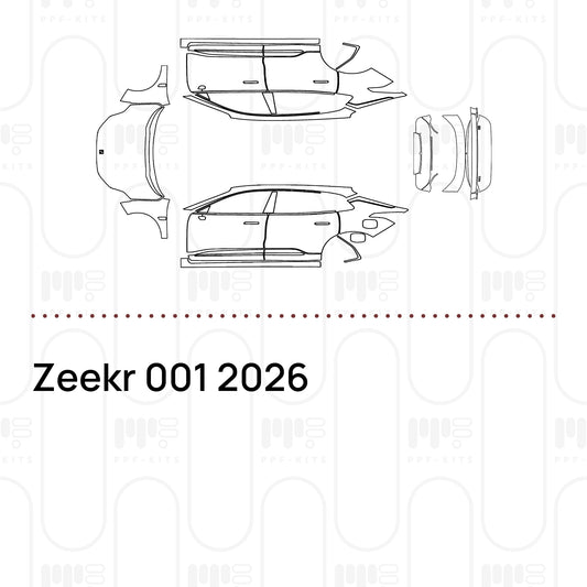 PPF precortado Zeekr 001 2026