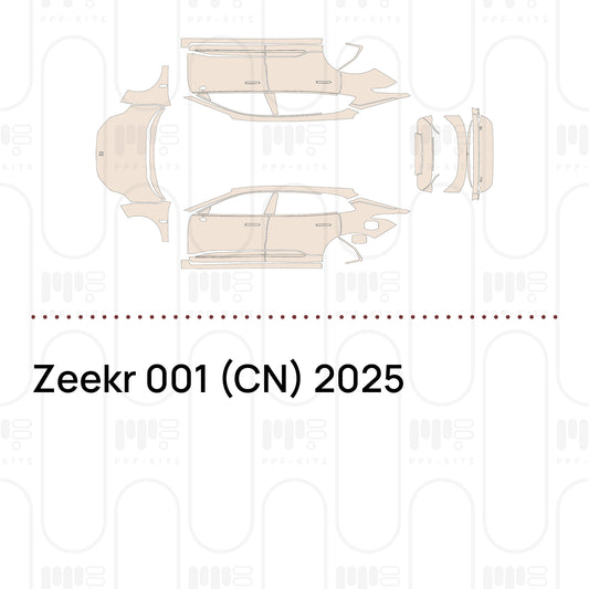 PPF precortado Zeekr 001 (CN) 2025