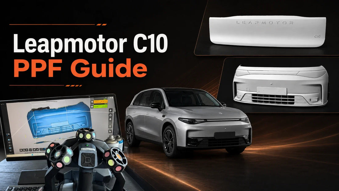Leapmotor C10 PPF guide cover — pre-cut paint protection film for the Leapmotor C10