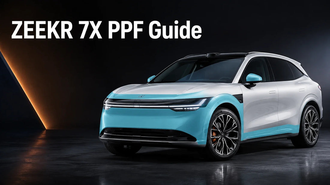 Zeekr 7X PPF guide cover — pre-cut paint protection film for the Zeekr 7X