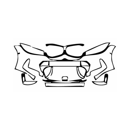 Pre-Cut PPF BMW 3 Series Sedan M Sport Extended Wheelbase 2024 - PPF-Kits