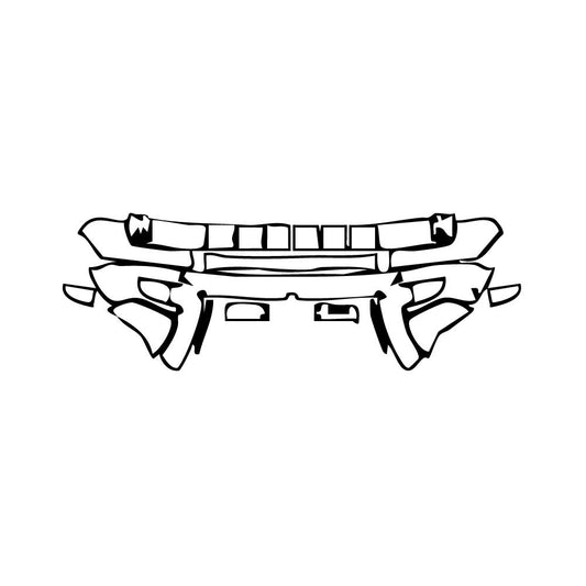 Pre-Cut PPF GMC Hummer EV SUV 2024 - PPF-Kits