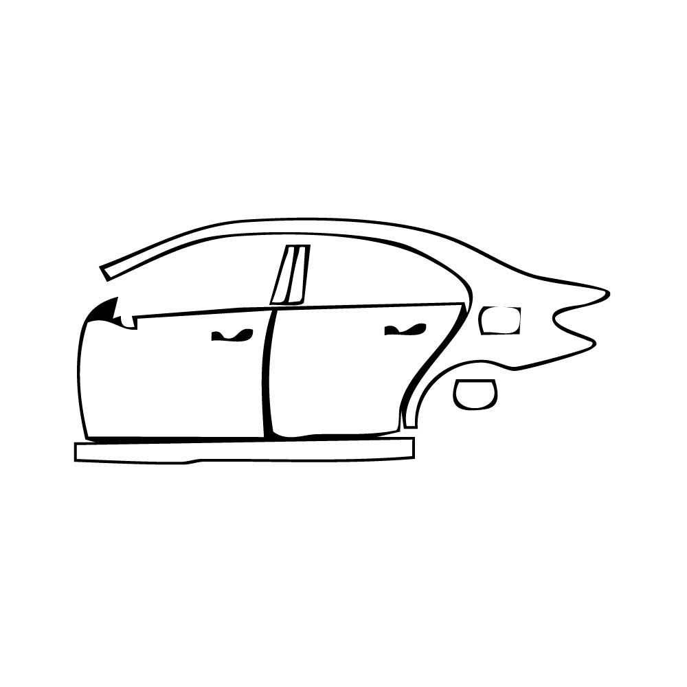 Pre-Cut PPF Mercedes-Benz A Class Sedan Base Extended Wheelbase (Chinese only) 2024 - PPF-Kits