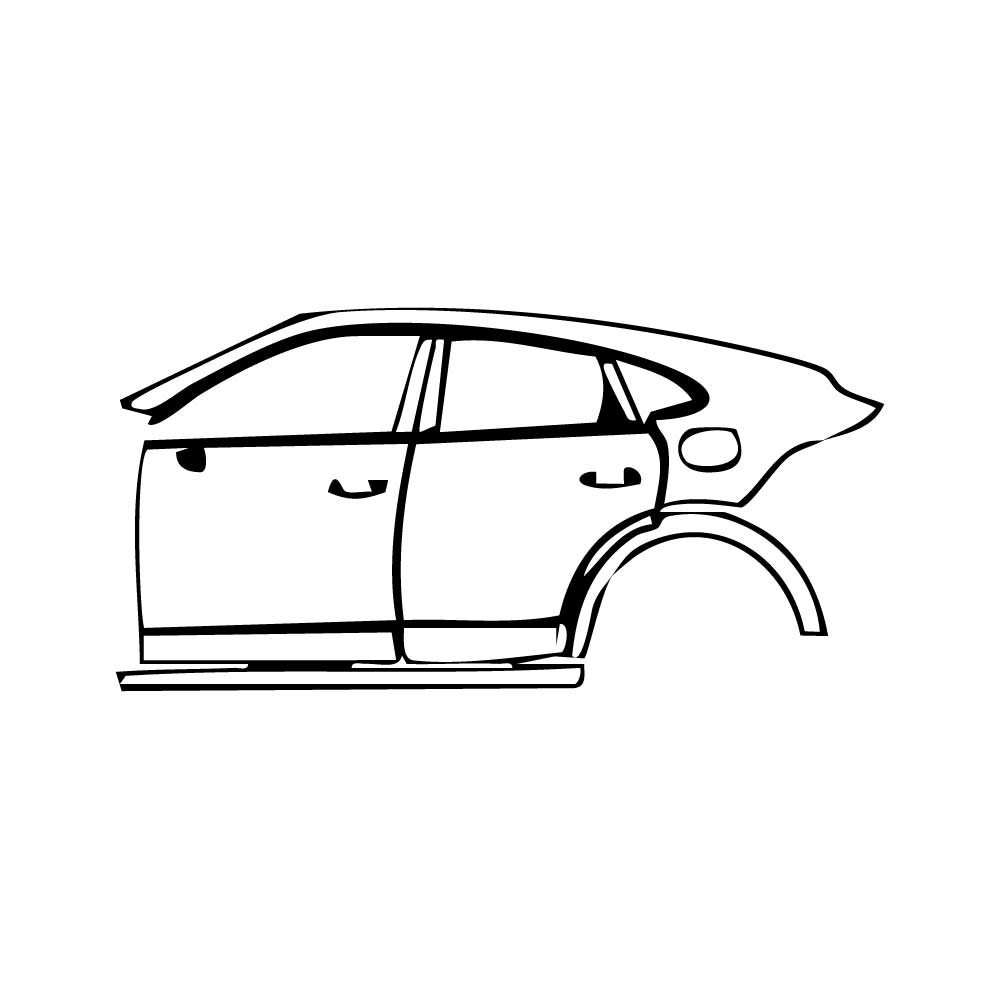 Pre-Cut PPF Porsche Cayenne Coupe Cayenne Turbo E-Hybrid Coupe with GT Package 2025 - PPF-Kits