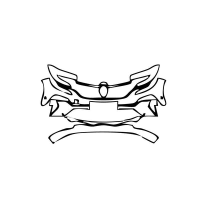 Pre-Cut PPF Renault Austral Iconic esprit Alpine 2025 - PPF-Kits