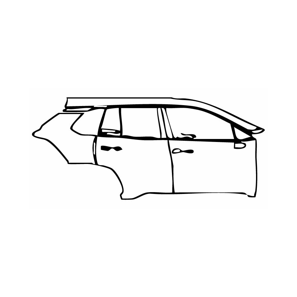 Pre-Cut PPF Toyota Corolla Cross (US) XLE 2025 - PPF-Kits