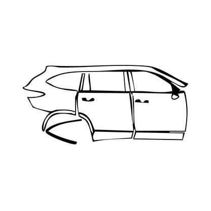 Pre-Cut PPF Toyota Highlander (US) XLE 2025 - PPF-Kits