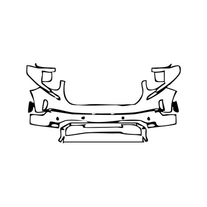 Pre-Cut PPF GMC Sierra 1500 Crew Cab SLT 2024 - PPF-Kits