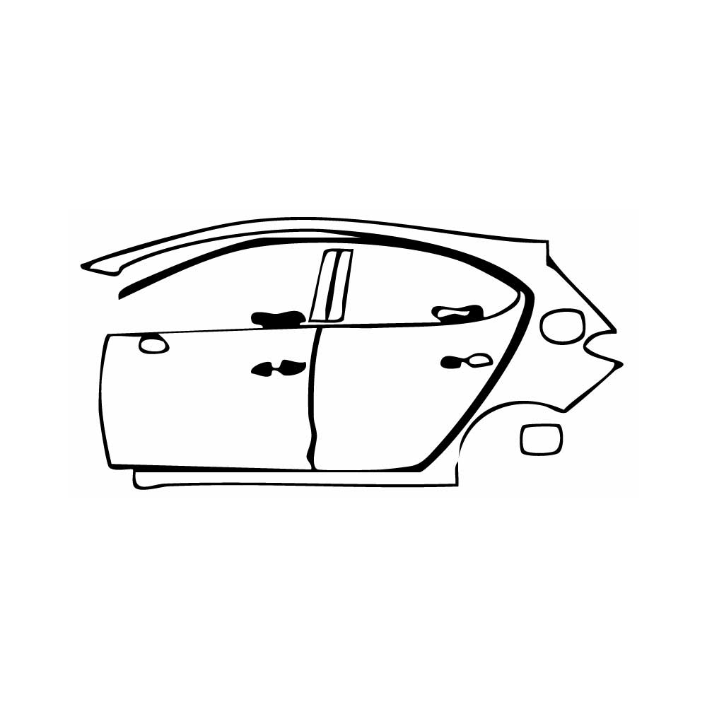 Pre-Cut PPF Honda City (BR) Hatchback 2024 - PPF-Kits
