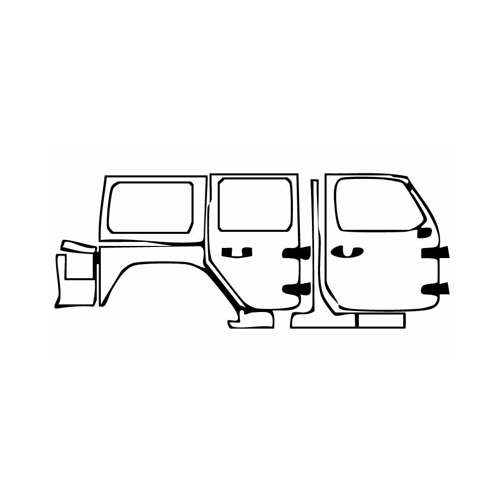 Pre-Cut PPF JEEP Wrangler 4 Door Rubicon X 2024 - PPF-Kits