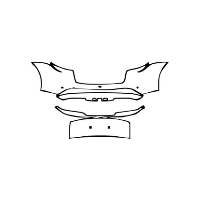 Pre-Cut PPF Porsche Taycan Cross Turismo Taycan 4S Cross Turismo 2024 - PPF-Kits