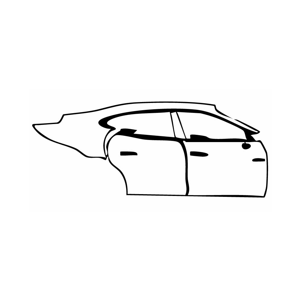 Pre-Cut PPF Porsche Taycan Sedan Taycan Turbo GT 2024 - PPF-Kits