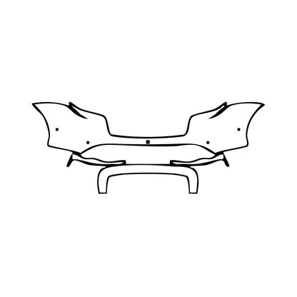Pre-Cut PPF Porsche Taycan Sport Turismo Taycan 4S Sport Turismo 2024 - PPF-Kits