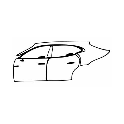 Pre-Cut PPF Porsche Taycan Sport Turismo Taycan Turbo S Sport Turismo 2024 - PPF-Kits