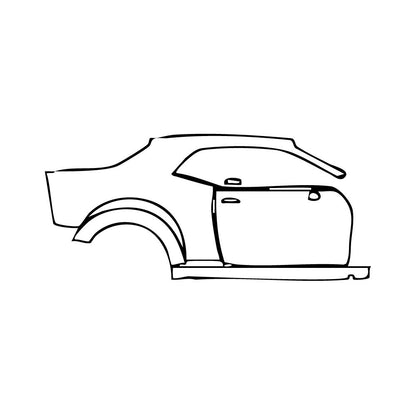 Pre-Cut PPF Dodge Challenger Widebody SRT HELLCAT REDEYE 2019 - PPF-Kits