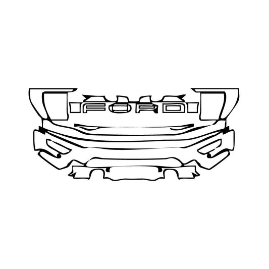 Pre-Cut PPF Ford F-150 Raptor SuperCrew 2022 - PPF-Kits