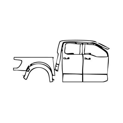 Pre-Cut PPF Ford F-150 Raptor SuperCrew 2022 - PPF-Kits