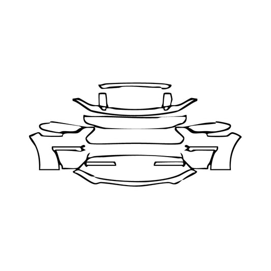 Pre-Cut PPF Ford Mustang Fastback GT 2018 - PPF-Kits