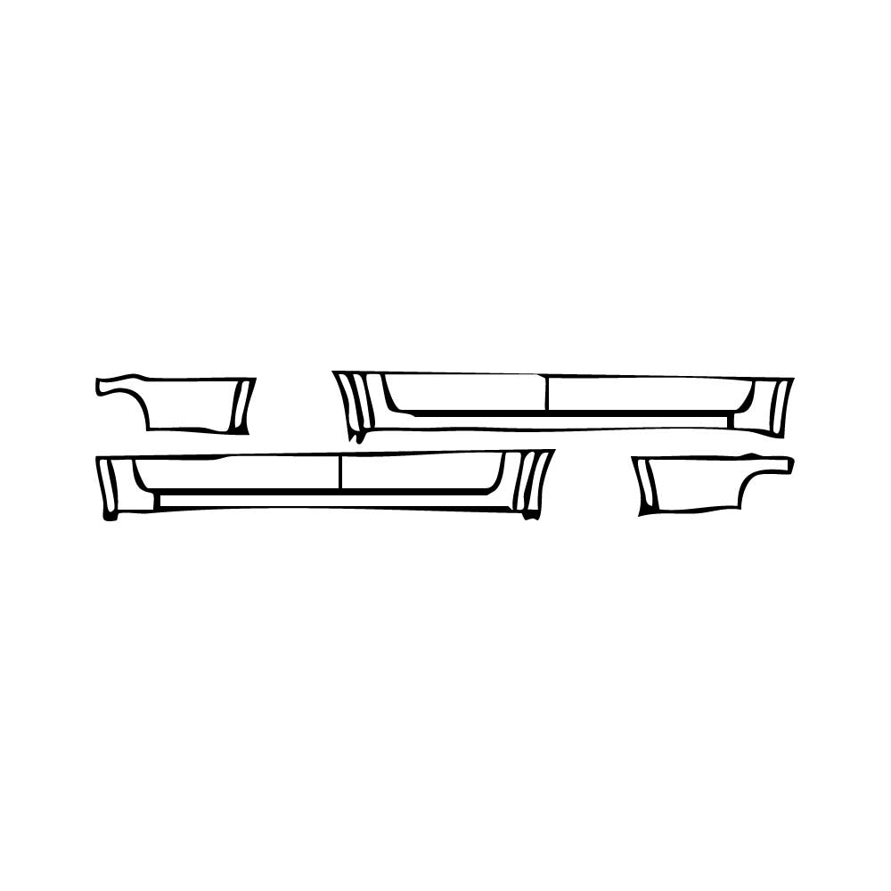 Pre-Cut PPF Ford Ranger (US) XLT SUPERCREW 2019 - PPF-Kits