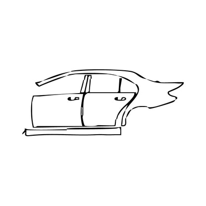 Pre-Cut PPF Mercedes-Benz E Class Sedan Luxury Standard Wheelbase 2017 - PPF-Kits