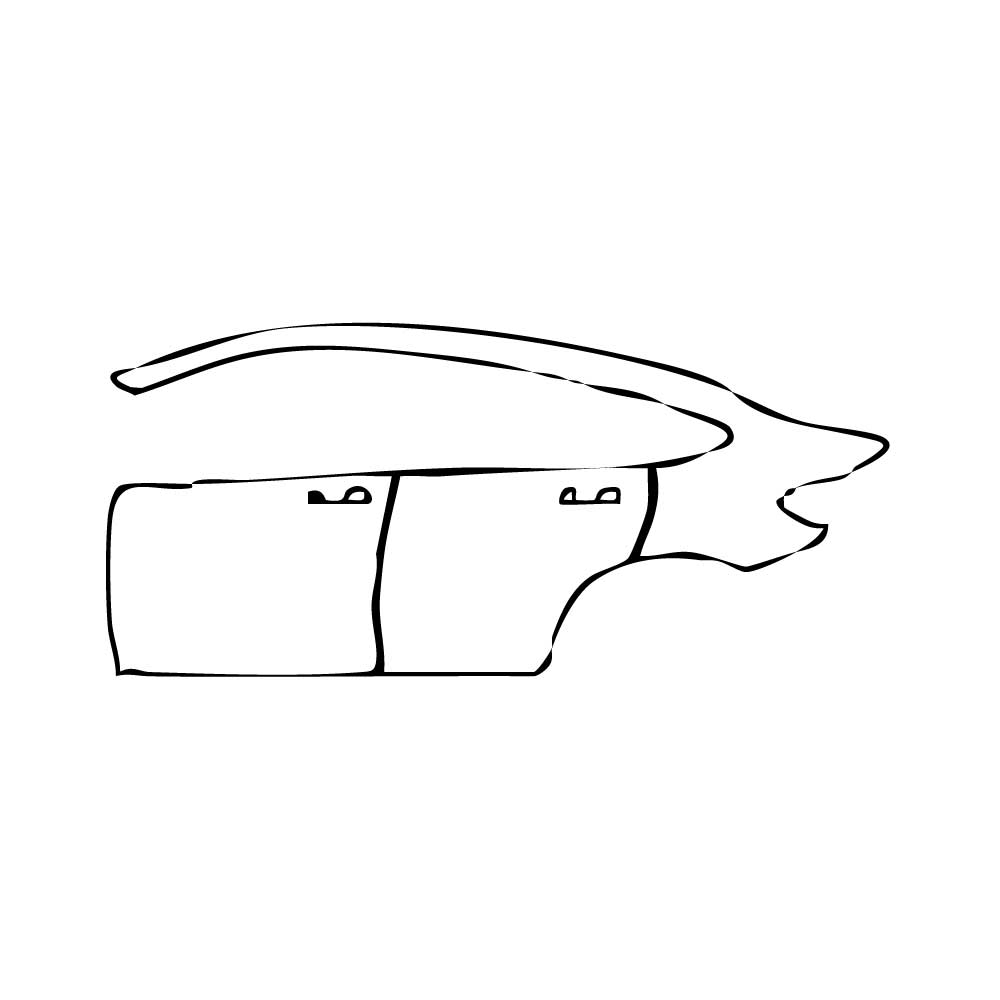 Pre-Cut PPF Mercedes-Benz GLC Coupe AMG GLC43 2017 - PPF-Kits