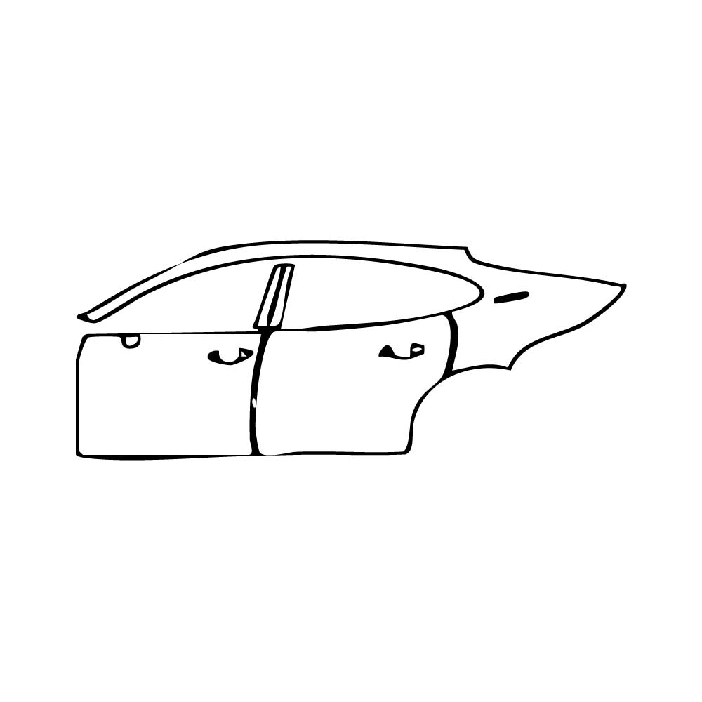 Pre-Cut PPF Porsche Panamera Sedan Panamera Turbo Executive 2017 - PPF-Kits