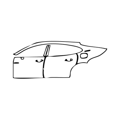 Pre-Cut PPF Porsche Panamera Sedan Panamera Turbo S E-Hybrid Executive 2017 - PPF-Kits