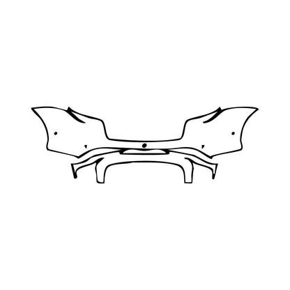 Pre-Cut PPF Porsche Taycan Sedan Taycan Turbo S 2019 - PPF-Kits